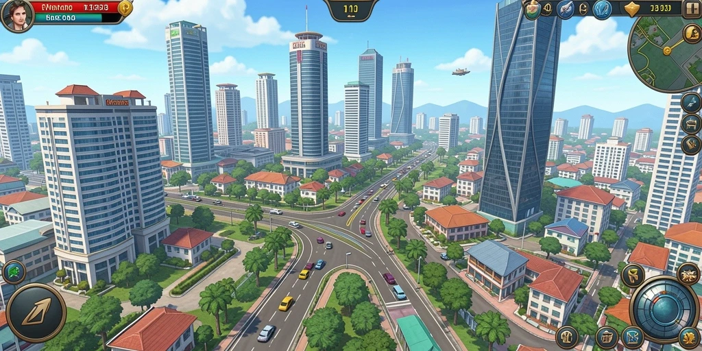 Tampilan menu utama yang menarik dan intuitif.