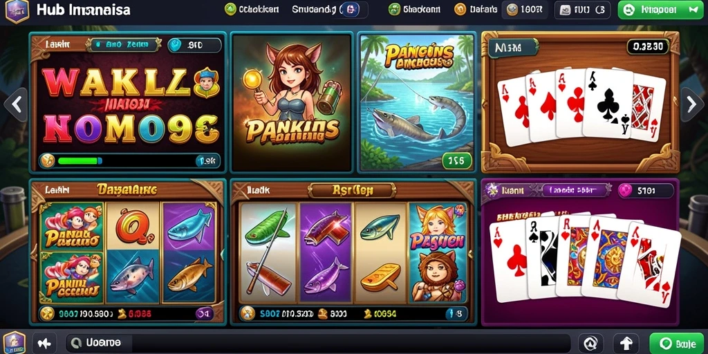 Screenshot menunjukkan antarmuka utama NAGITABET yang menarik.