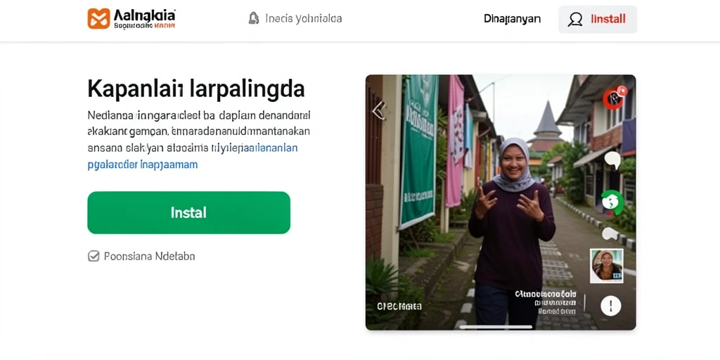 Tampilan awal game yang memukau dengan warna cerah.
