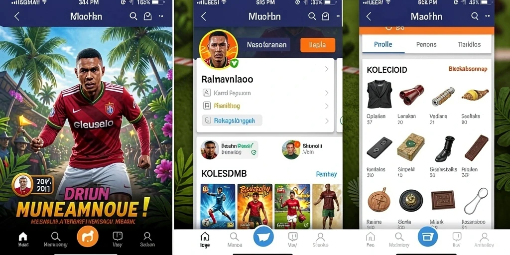 Tampilan permainan yang menarik dan mudah dinavigasi.