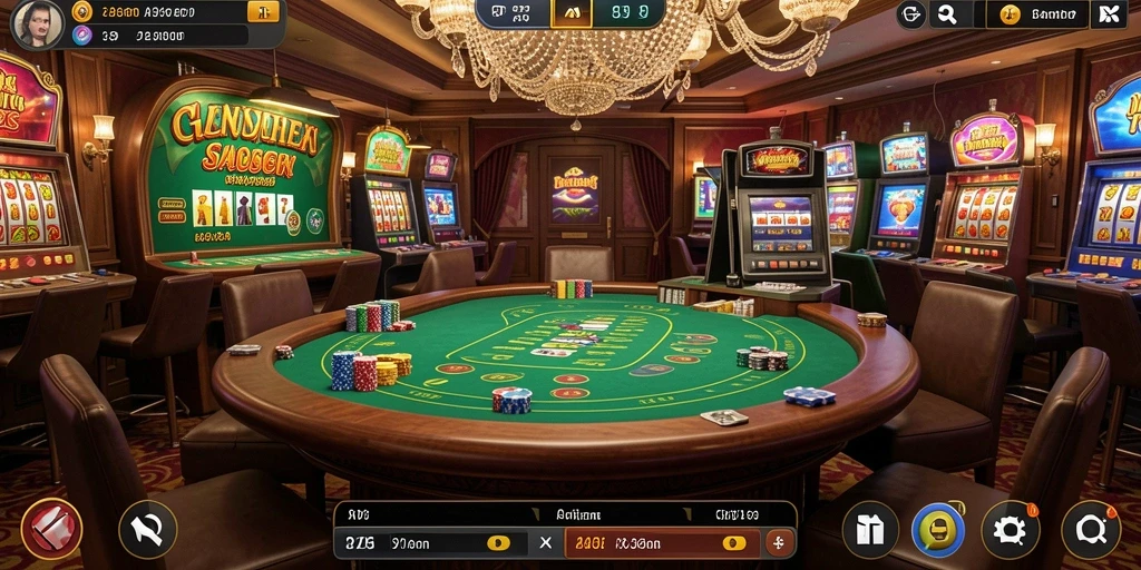 Screenshot menunjukkan pengalaman gameplay yang mendebarkan.