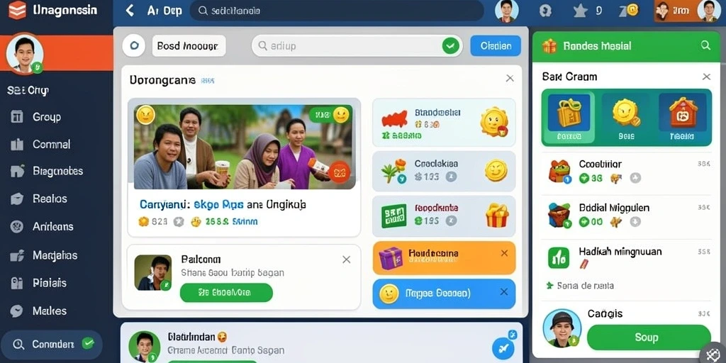 Tampilan antarmuka yang user-friendly.
